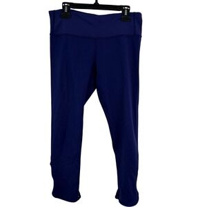 Lululemon Cropped Mesh Leggings 6 Blue